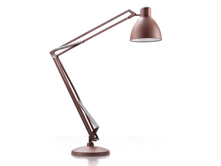 LEUCOS lampadaire THE GREAT JJ (Brun rouille mat - Aluminium)