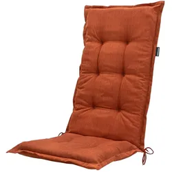 Madison, Gartenmöbel Zubehör, Kissen hoch Basic 4er-Set terra ca.123 x 50 cm, 50% Baumwolle / 50% Polyester