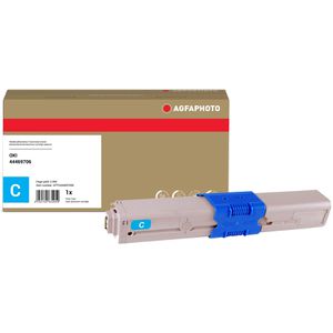 AgfaPhoto kompatibel für Oki 44469706,  Toner, 2000 Seiten, cyan
