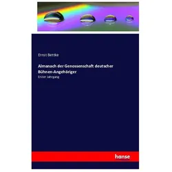 Almanach der Genossenschaft deutscher Bühnen-Angehöriger, Fachbücher von Ernst Bettke