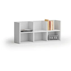 Wandregal 800 x 200 x 350 mm, grau
