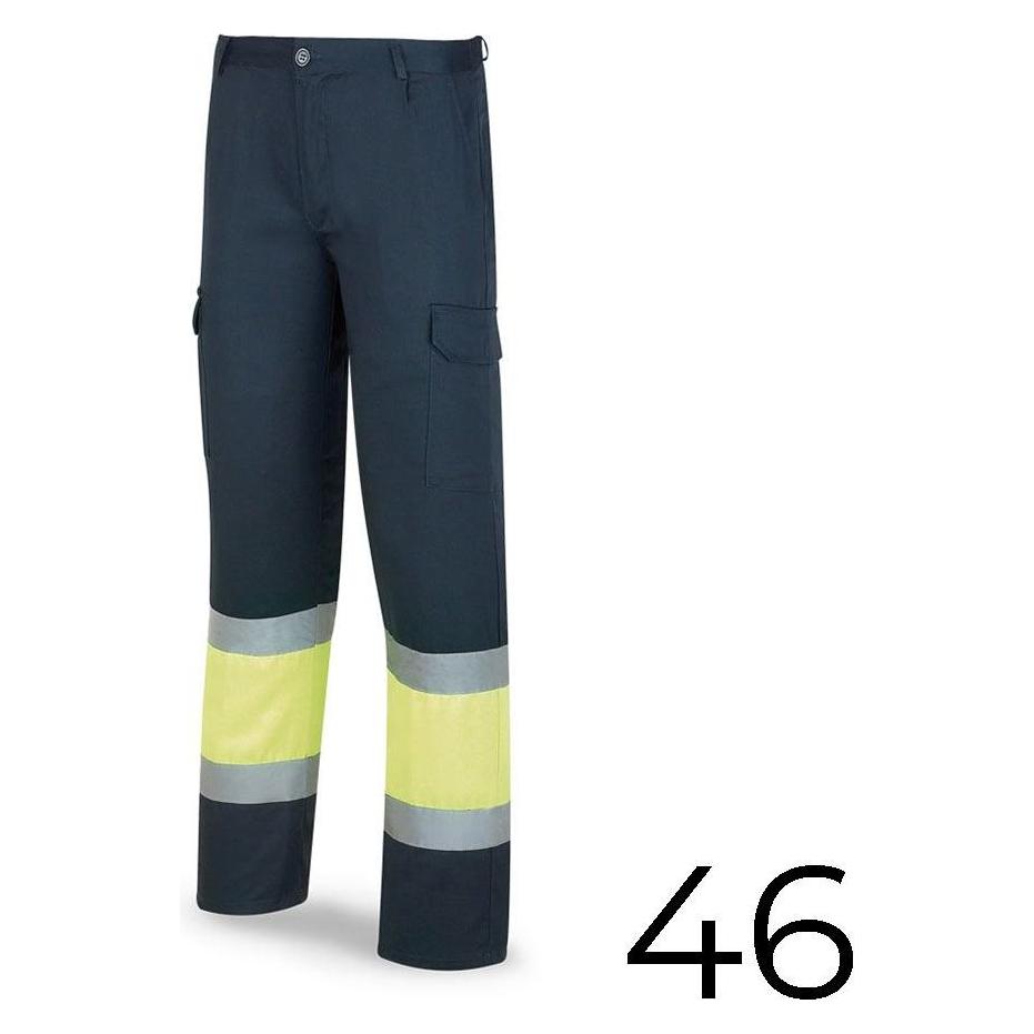 Marca Hochsichtbare blau/gelbe Bicolor-Hose aus Polyester/Baumwolle Grösse 46 Grösse 46 388pfxyfa/46 (46) (45294367)