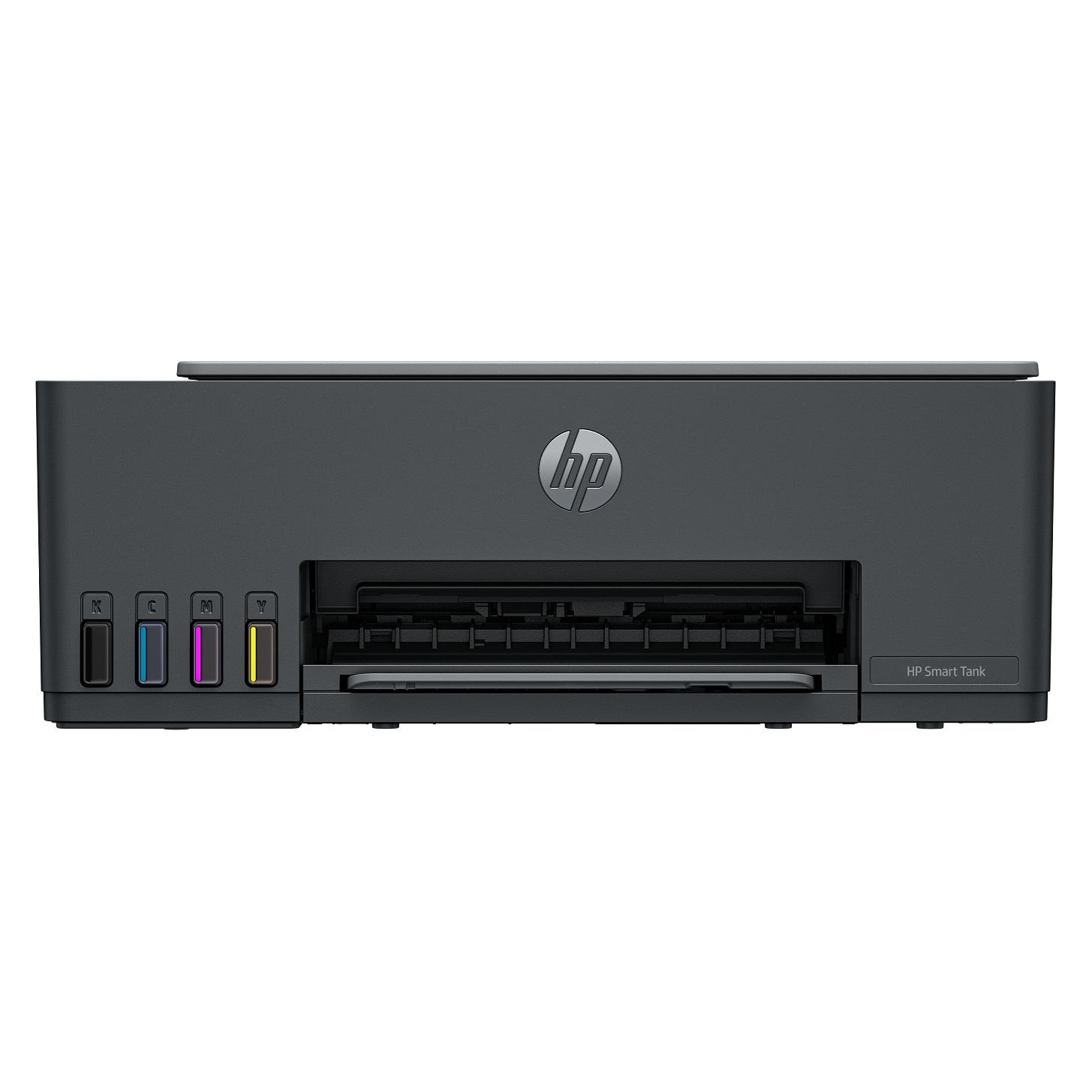 HP Smart Tank Printer 5115, AiO, MFP, Colour 10ppm Copy, 12ppm Print, 100sheets, USB, Wi-Fi, Bl (Tintentank, Farbe) (9B2D7A#BHC)
