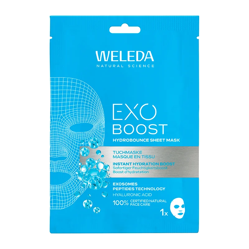 Weleda Exo Boost Hydrobounce Tuchmaske, 1 Stück 004010X9