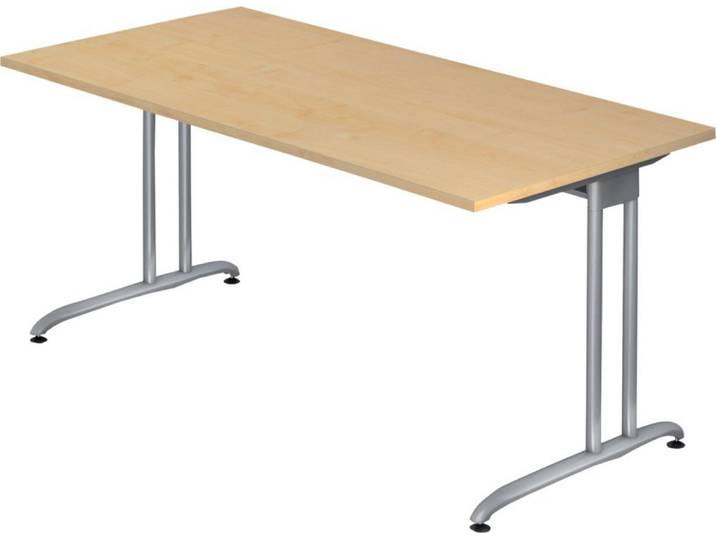 Schreibtisch lichtgrau 1600x800 mm