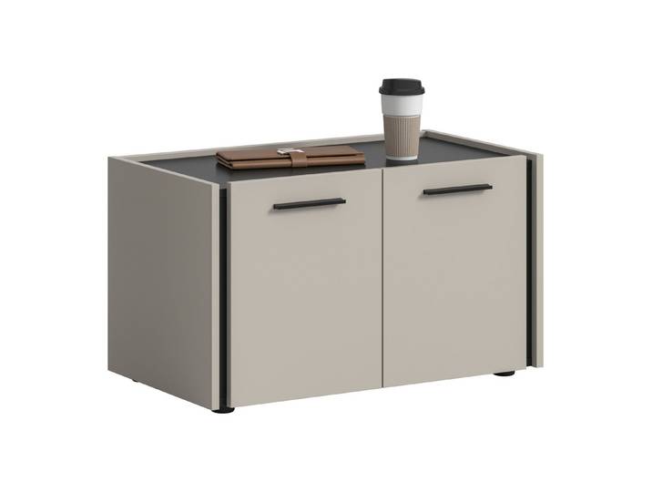 furnling Sitzbank Emel, mit 2 Türen, 4 Innenfächer, Soft-Close Funktion, Breite 75 cm