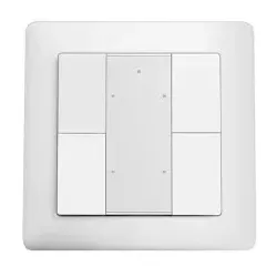 Esylux EP10431616 4-fach-Taster als zertifiziertes DALI-2-Eingabegerät, weiß PUSH BUTTON x4 DALI-2 WH