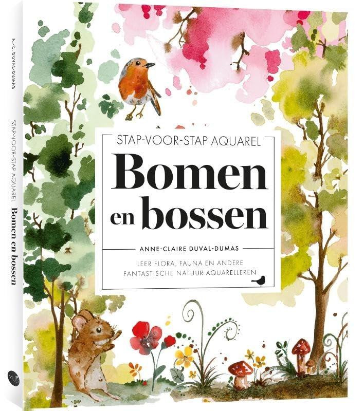 Aquarelleerboek Bomen en bossen