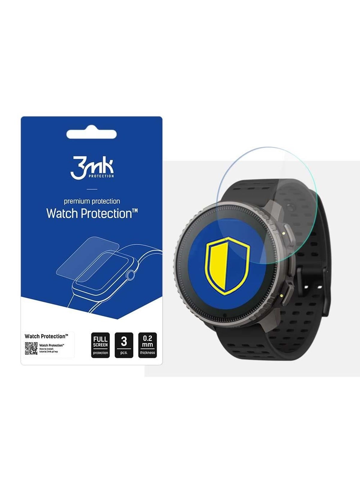 3mk Watch Protection v. FlexibleGlass hybrid glass on Suunto Vertical Titanium Solar