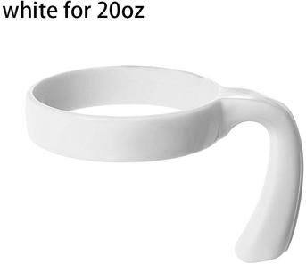 Combo Retail Shop Mug Base Tumbler Cup Handle, Portable Water Bottle Holder, Cup Drink Rack Drink Ware, Bottle Accessory For Easy Carry white For 20oz