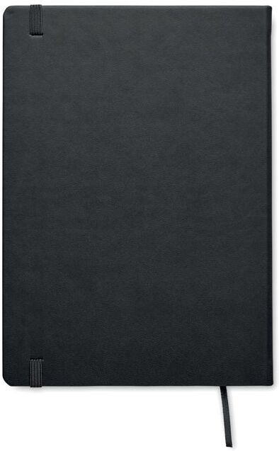Carnet de notes A5 recyclé personnalisé - OURS noir
