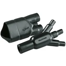 HellermannTyton Schrumpfformteil 306-1-GW24-PO-X-BK