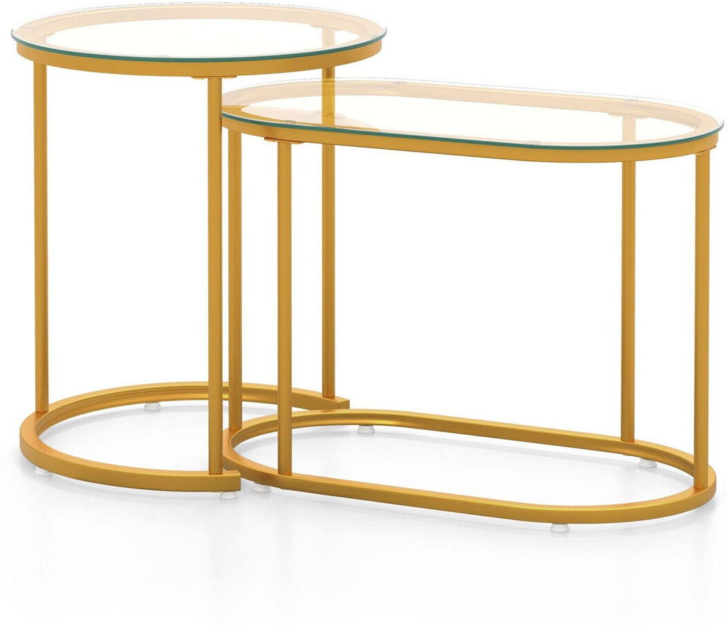Fairmont Park Coffee Table Clear 45cm H X 63cm W X 35cm D
