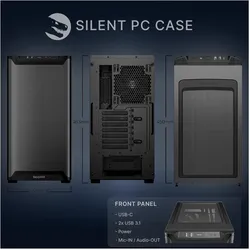 Sedatech Office PC - UCC4217I1I1HF (2000 GB, 64 GB, AMD Ryzen 9 9900X, AMD Radeon Graphics), PC, Schwarz