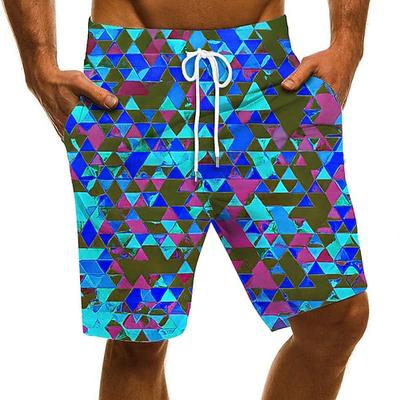 Herren Boardshorts Badeshorts Badehose Bedruckt Kordelzug Mit Taschen Schnelltrocknend Boardshorts Badeanzug Surfen Strand Wassersport Sommer