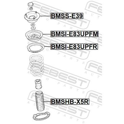 FEBEST Federteller BMSI-E83UPFM Vorderachse für BMW