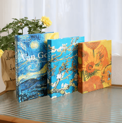 Inspire Picks Luxury Decorative Fake Books Set Stylish Coffee Table Decor Ornaments (3pcs) 14