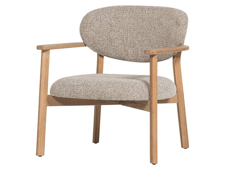 Livetastic Sessel Udar, Natur, Holz, Eiche, 68x76x75 cm, Wohnzimmer, Sessel, Sonstige Sessel