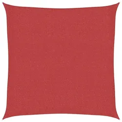 vidaXL Sonnensegel 160 g/m2 Rot 3,6x3,6 m HDPE Modell Soleil Panorama Sud