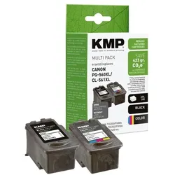 KMP Tintenpatronen-Set ersetzt Canon »PG-560XL / CL-561XL« schwarz
