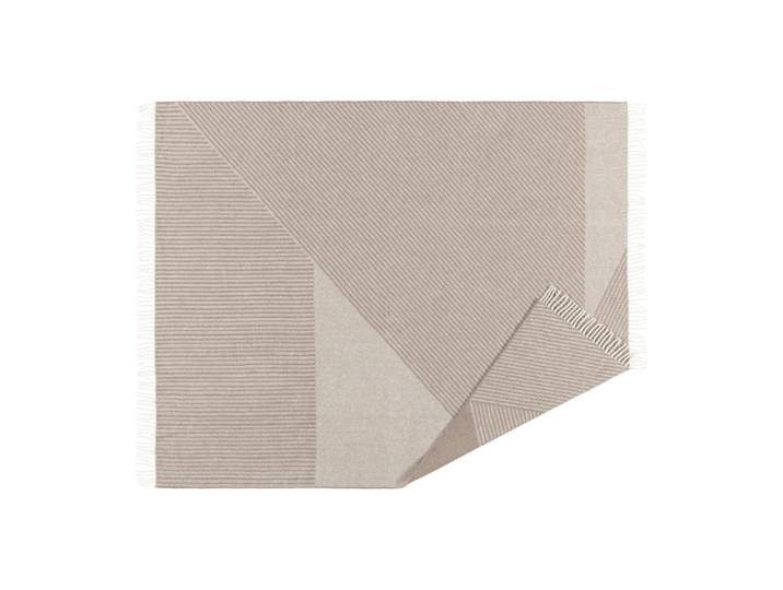 NJRD Plaid en laine Stripes 130x185 cm Beige
