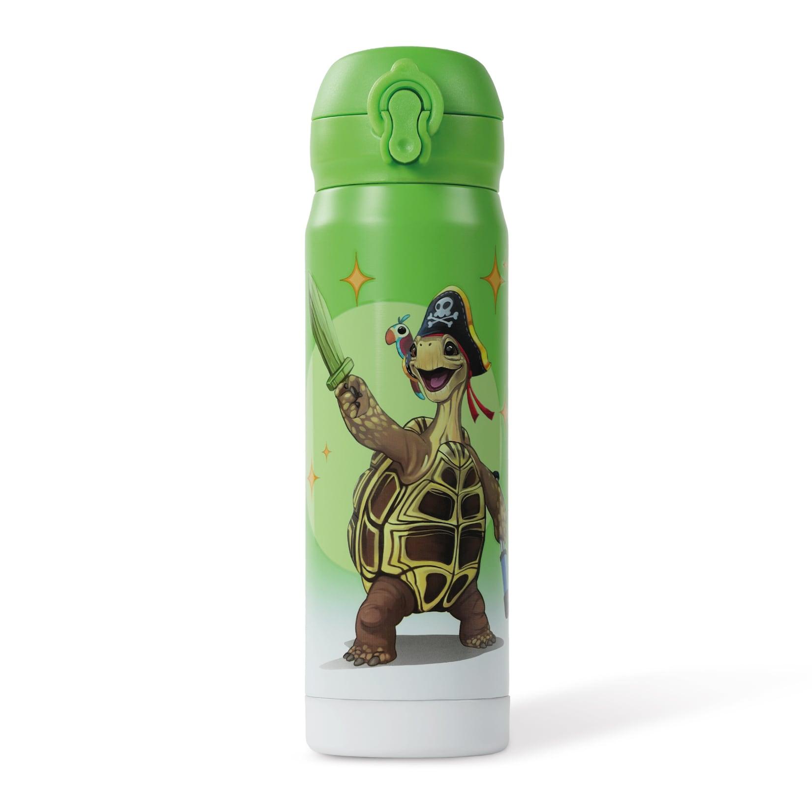 Die Schule der Magischen Tiere Edelstahl Trinkflasche Kinder 380 ml Grün Henrietta