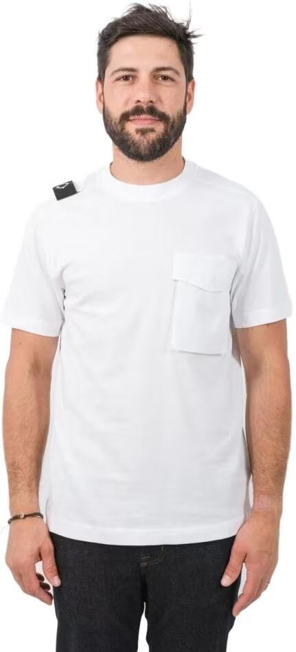 MA.STRUM Camiseta Mastrum Cargo Pocket Optic White S Hombre
