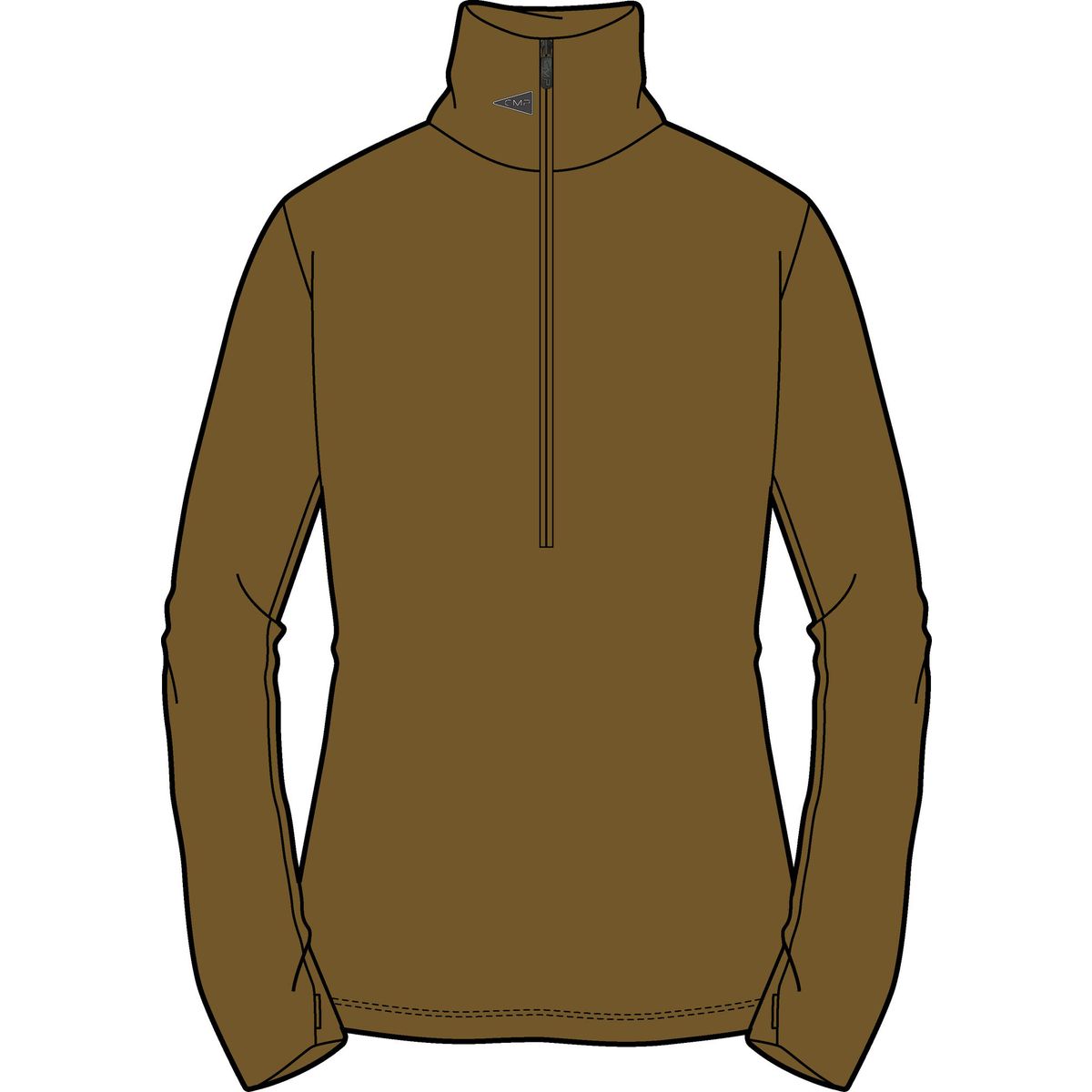 CMP Woman Sweat copper (Q861) 36 36L0376-Q861-36