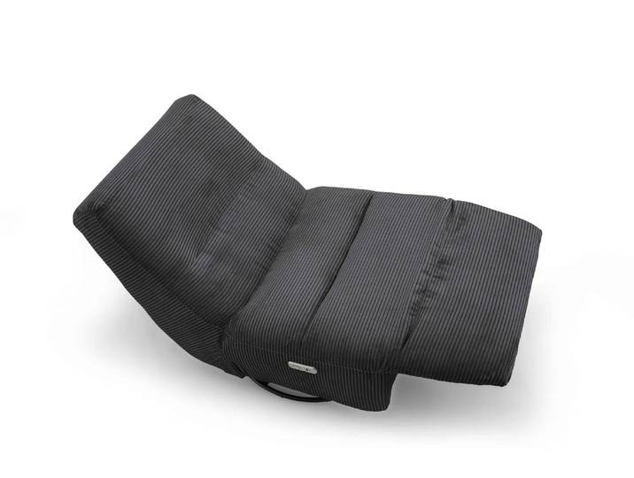 Schaukelsessel inkl. motorischer Relaxfunktion in Trendstoff Cord