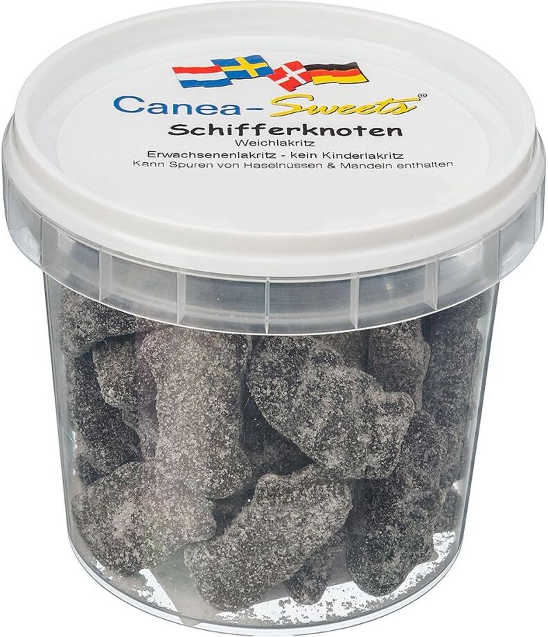 Canea-Sweets Schifferknoten Lakritz 150g