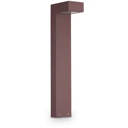 Ideal Lux Outdoor Wegeleuchte SIRIO SMALL, 60cm, 2x G9, IP44, Aluminium / Pyrexglas, kaffeebraun IDEA-213279
