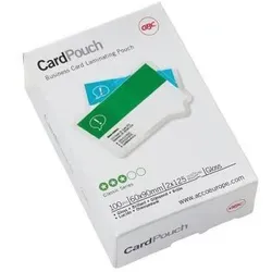 Gbc Folientasche CardPouch 3743157 60x90mm 100 St./Pack.