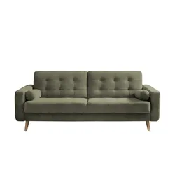 Schlafsofa mit Bettkasten Fjord ¦ grün ¦ Maße (cm): B: 226 H: 88 T: 90.0