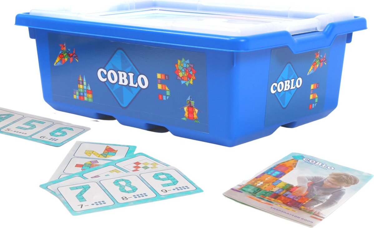 Coblo Spielzeug Magnetische Fliesen Classic Schachtel 200 Stück