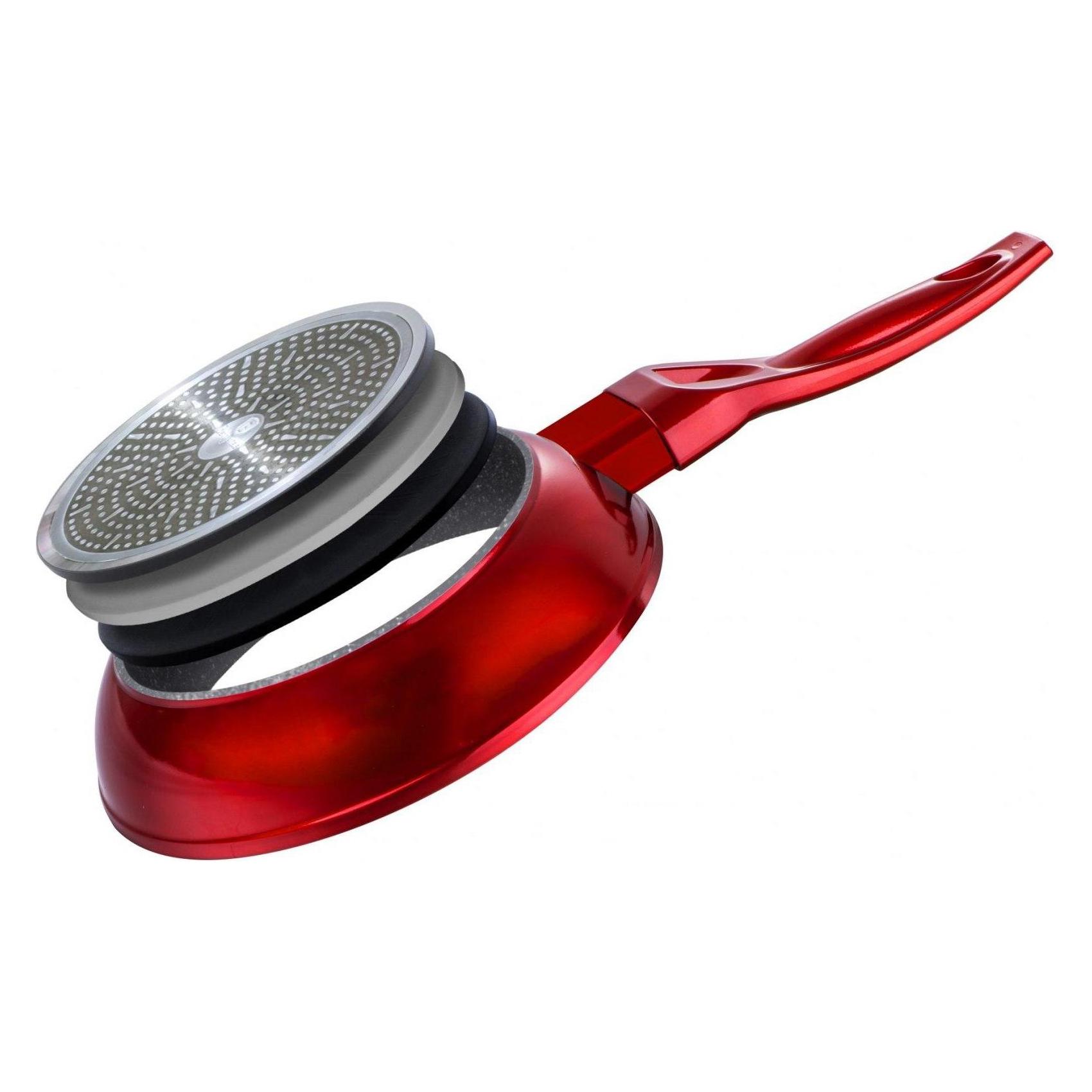 BerlingerHaus GRANITE FRY 28cm Red METALLIC LINE BH-1253 (Bratpfanne, Aluminium, 28 x 5.20 cm) (BH/1253N)