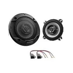Renault Kangoo Lautsprechereinbauset mit Kenwood KFC-S1066 2-Wege Lautspreche...
