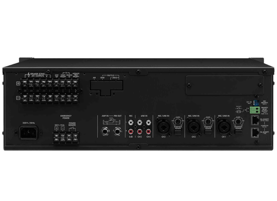 MONACOR PA-1120 ELA Mischverstärker, 100V, 120W, 5 Kanäle, 4Ohm