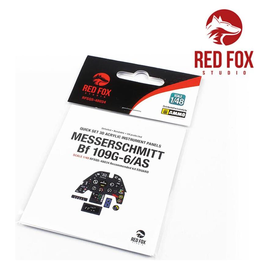 Red Fox 1/48 Messerschmitt Bf 109G-6 AS (for Eduard kit) (RFSQS-48034)