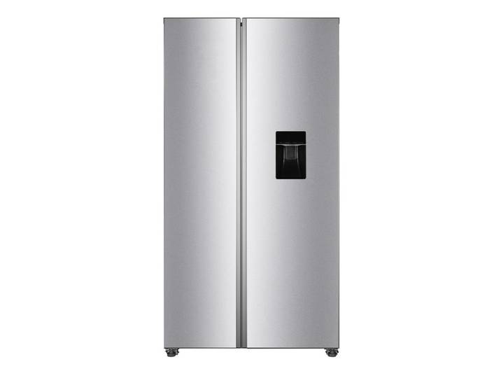 Side-By-Side SBS255-151EIXWD Silberfarben m. Wasserspender