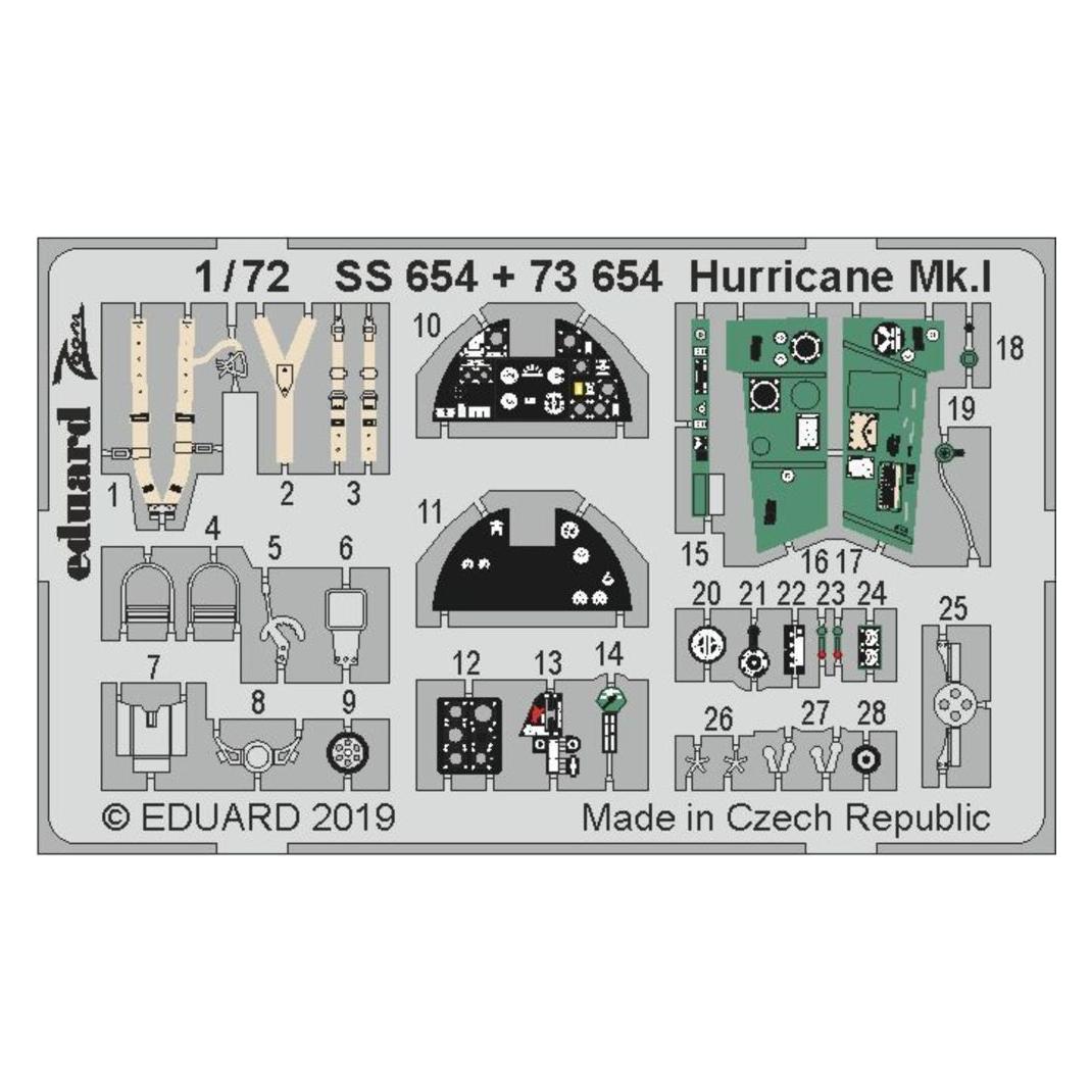 Eduard Hurricane Mk.I for Arma Hobby (SS654)