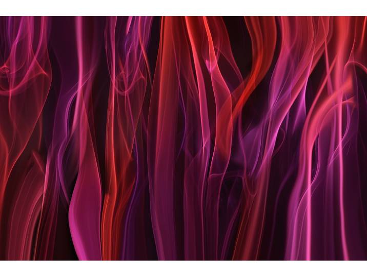 Fototapete PAPERMOON Photo-Art HEIDI WESTUM, VOLATILE VORHÄNGE , bunt, B:5m L:2,8m, Vlies, Tapeten, Fototapete