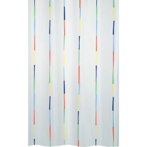Spirella Duschvorhang Anti-Schimmel Dario, 180 x 200 cm, wasserabweisend, waschbar, aus Polyester, mit Motiv