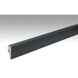 MEISTER Fussleiste Profil 8 PK  Anthrazit DF 059 - 2380 mm