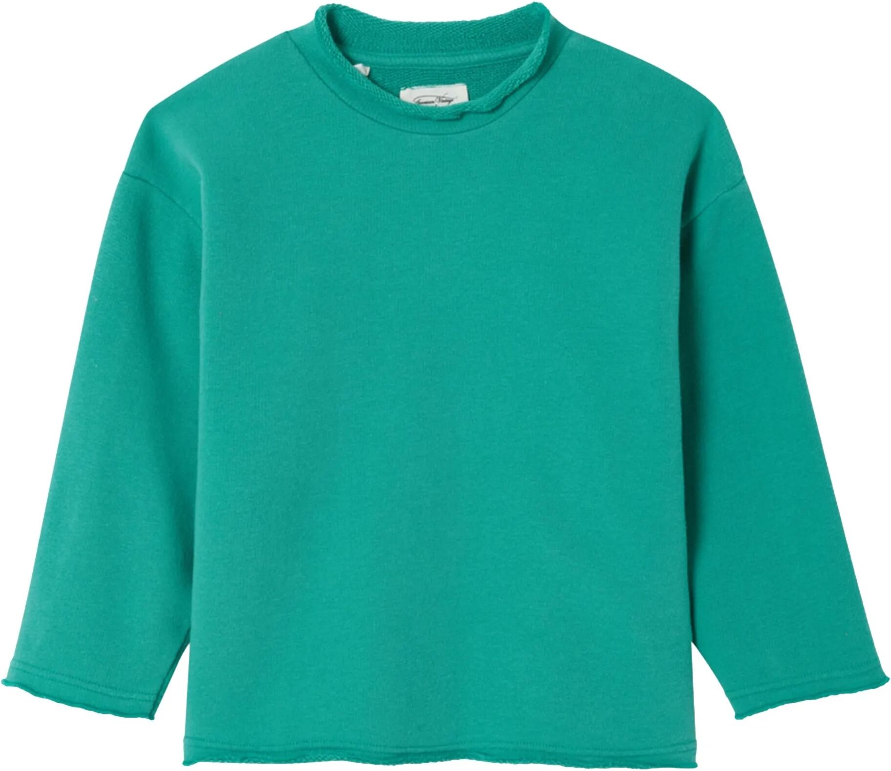 American Vintage Sweat Atubay Vert canard 9/10 ans