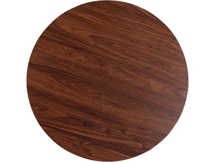 Kare-Design Tischplatte, Walnuss, rund, 1.8x110x110 cm, Esszimmer, Tische, Esstische, Tischsysteme, Tischplatte