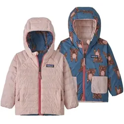 Patagonia Baby Reversible Down Sweater Hoody Jr - Daunenjacke - Kinder - Pink/Blue - 6M