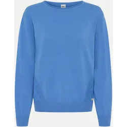 Pullover LISA im Wollmix Blau 36