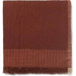 Weaver Decke 120 x 170 cm rotbraun