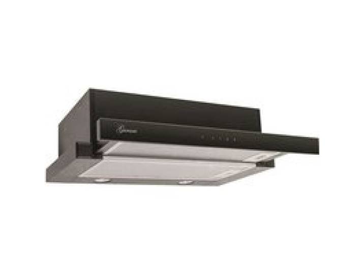 Hotte aspirante télescopique GURARI GCH 117 BL Prime Hotte encastrable 60 cm groupe filtrant intégré Verre noir 1000m³/h