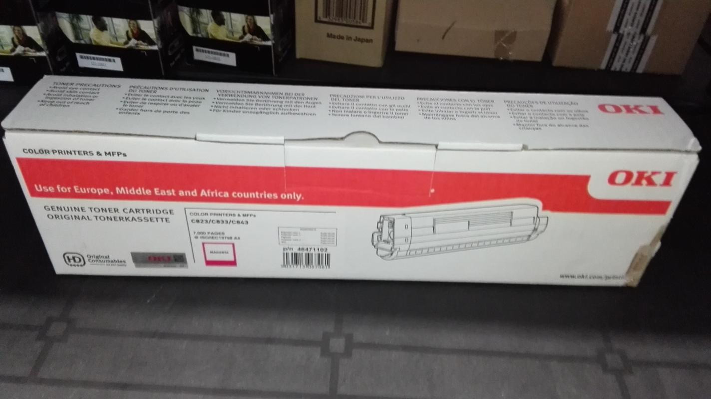 OKI Lasertoner Magenta 7000 Pagina's